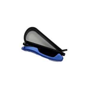 345 Visor Clip Metallic Blue
