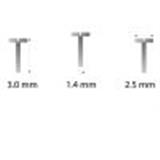 219-44 2.5x1.4x3.0 Hinge Screw (100pc)