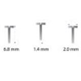 219-53 2.0x1.4x6.8 Hinge Screw (100pc)