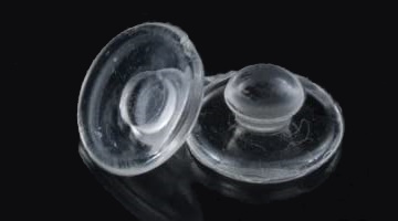 211M NP-S-9M 9mm Slide-On Round Mono Silicone Nose Pad (10pr)